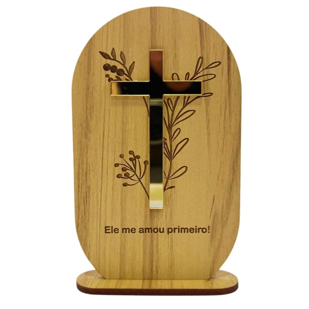 KIT 10 Totens Ele Me Amou Primeiro, Cruz, Jesus Cristo