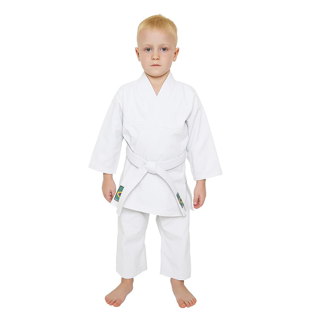 Kimono Infantil Judô/Jiu-Jitsu C/ Faixa Grátis | Ideal para Iniciantes e Crianças Confortável e Resistente
