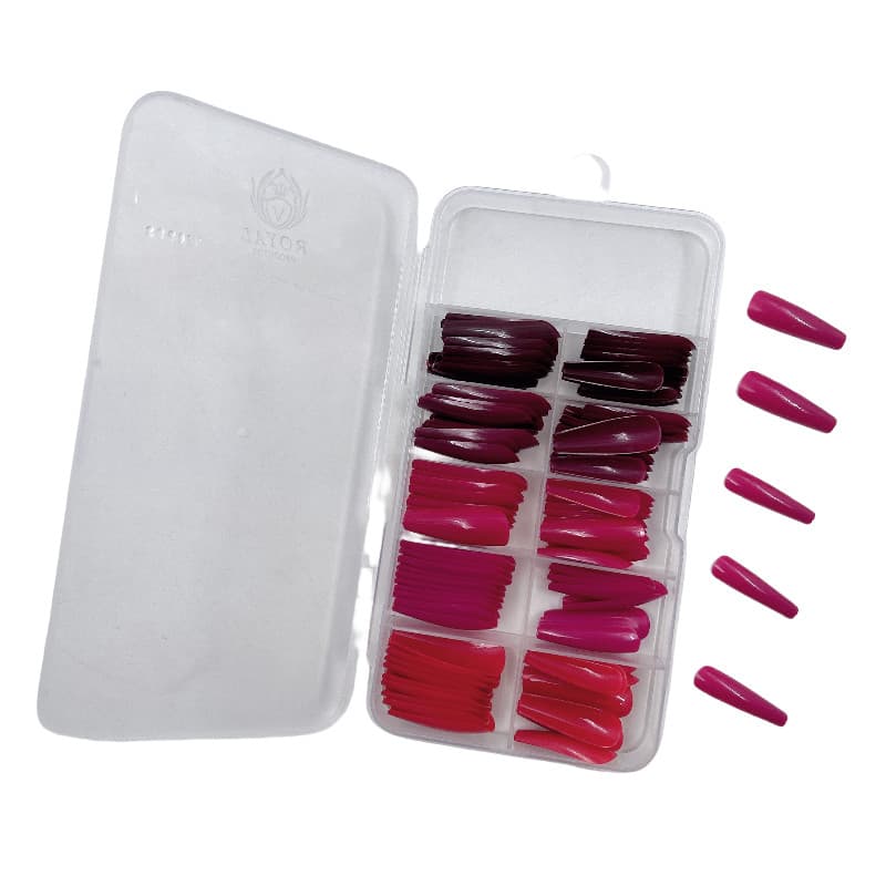 Cartela com 120 Unhas Postiças Variadas Versatilidade para Todos os Looks e Ocasiões T530-1