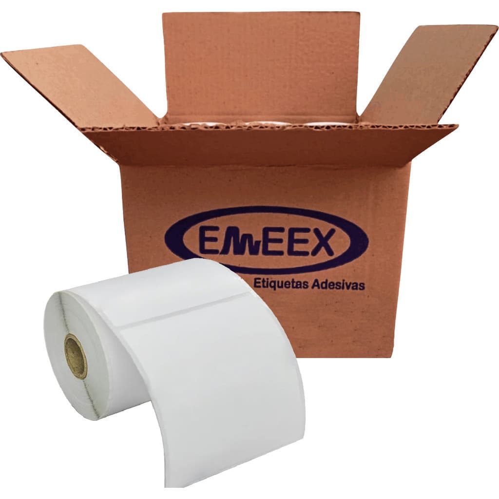 Etiqueta 100x100 Termico Zebra Elgin Argox - Caixa 10 Rolos