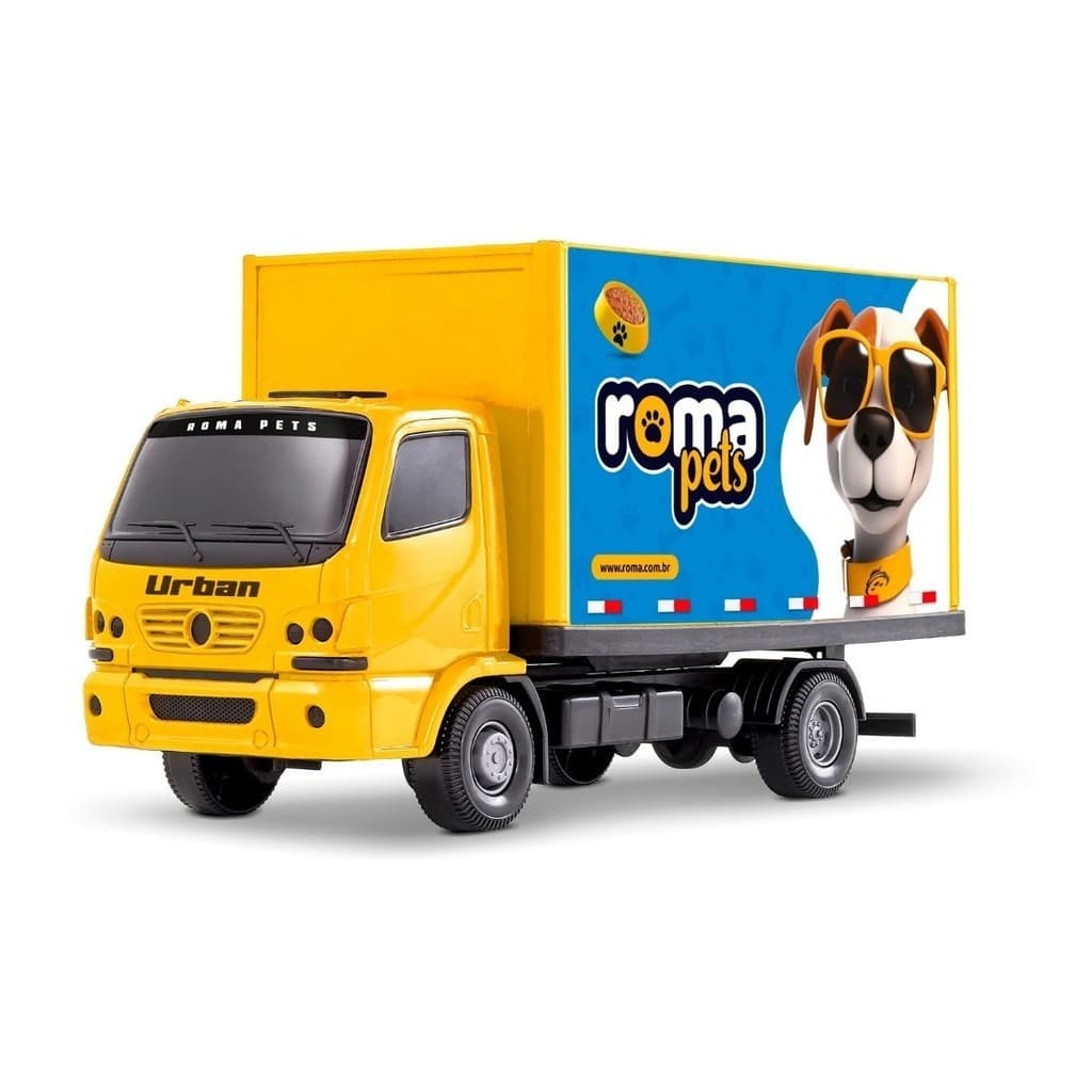 Caminhão Urban Baú ROMA PETS - Roma Brinquedos