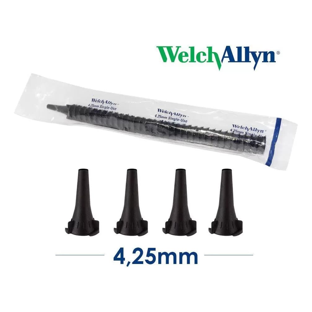 Especulo Auricular Descartavel Welch Allyn Adulto 4,25 Mm