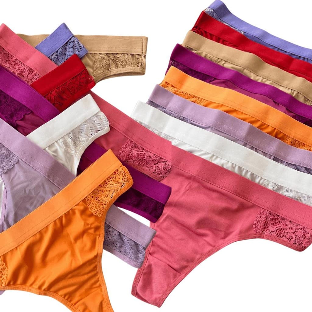 Kit Tanga Fio Empina Bumbum Calcinha Fio Qualidade e Conforto Forro de Algodão Elastico Largo