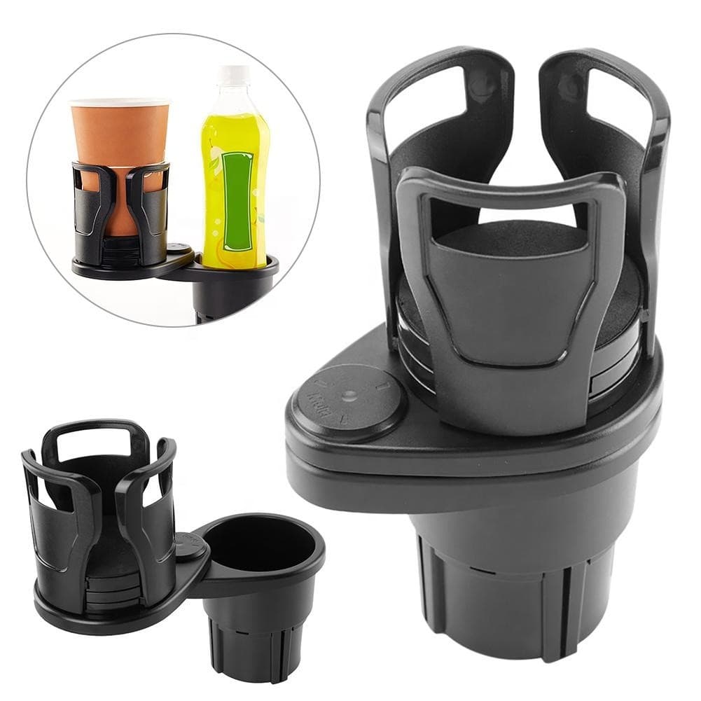 Suporte De Copo Duplo Ajustável-Expansor De Porta-Copos Multifuncional Para Carro Com Telefone , Organizador De Aromater