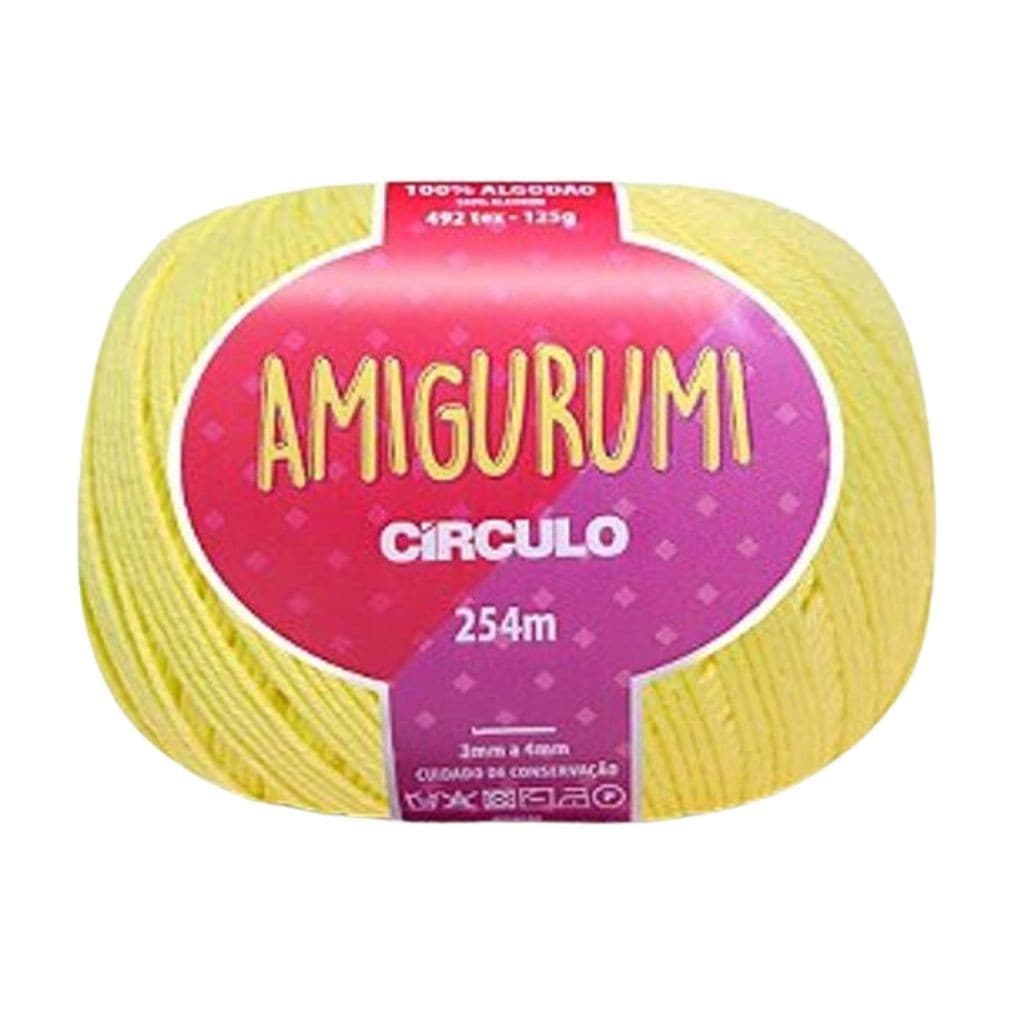 Amigurumi Cor 1730 Amarelo Candy