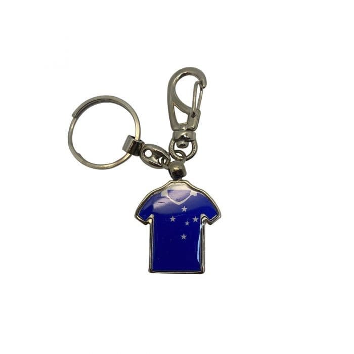 Chaveiro Cruzeiro Camisa Metal Escudo Porta Chaves Original