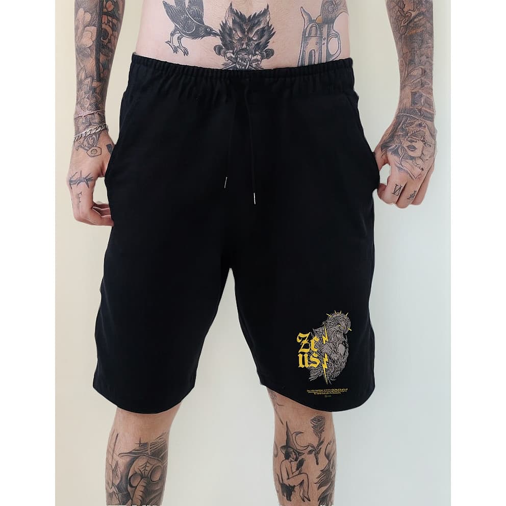 Bermuda Moletom Masculina Zeus Of Olympia Streetwear All