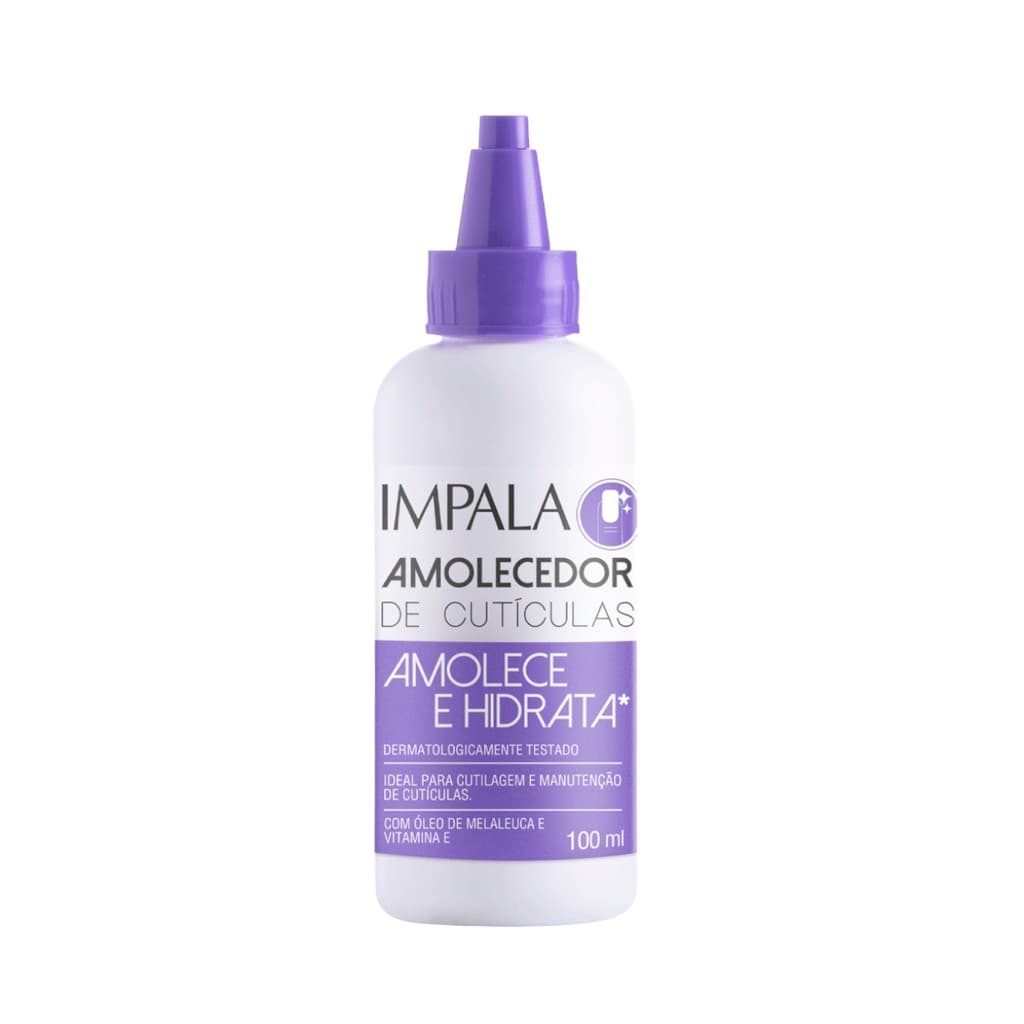 Amolecedor De Cutículas Hidrata Manicure Unhas Impala 100ml