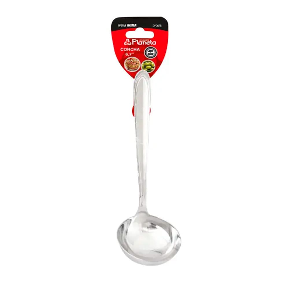 CONCHA ROMA AÇO INOX PEQUENA FUNDA 4,6x1,6x17,3cm DP0675 PLANETA