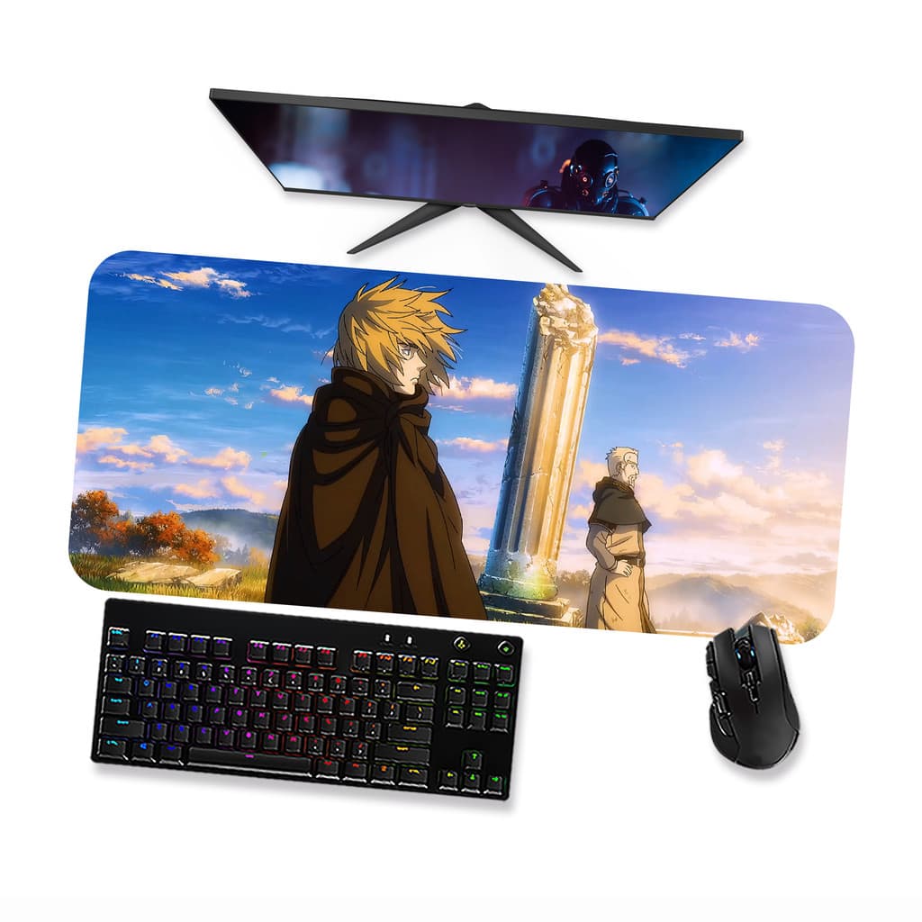 Mousepad VINLAND SAGA Thorfinn 2 Speed Costurado Mouse pad Gamer 90x40 70x30 80x40 60x40 45x40