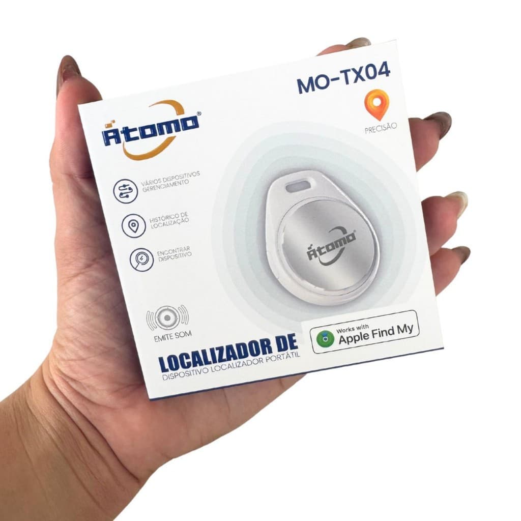 Mini Rastreador Smart Air Tag Localizador Iphone Apple Busca GPS Rastreador Átomo Pet Mala Chave Automóvel