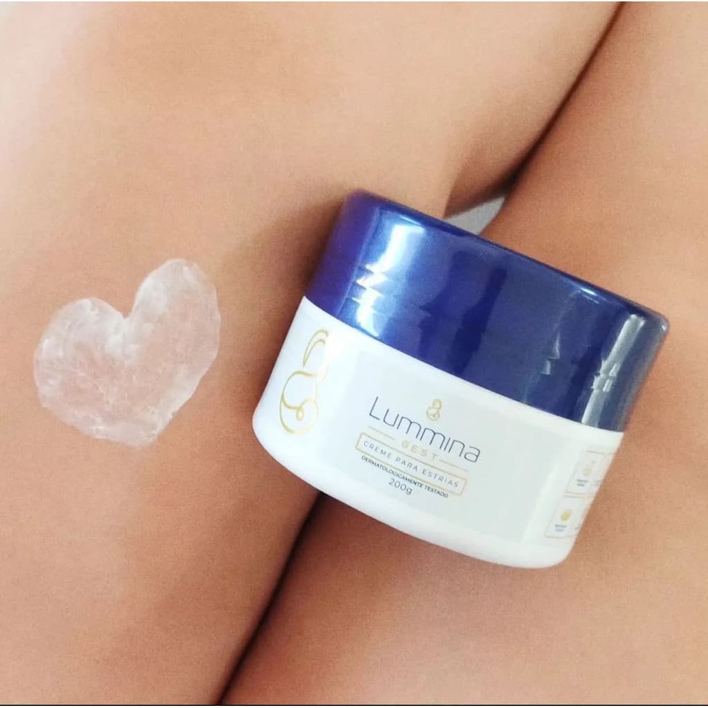 Lummina Gest 200g - Creme para Estrias, Celulite, Manchas e Flacidez com Algisium C e Vitamina E