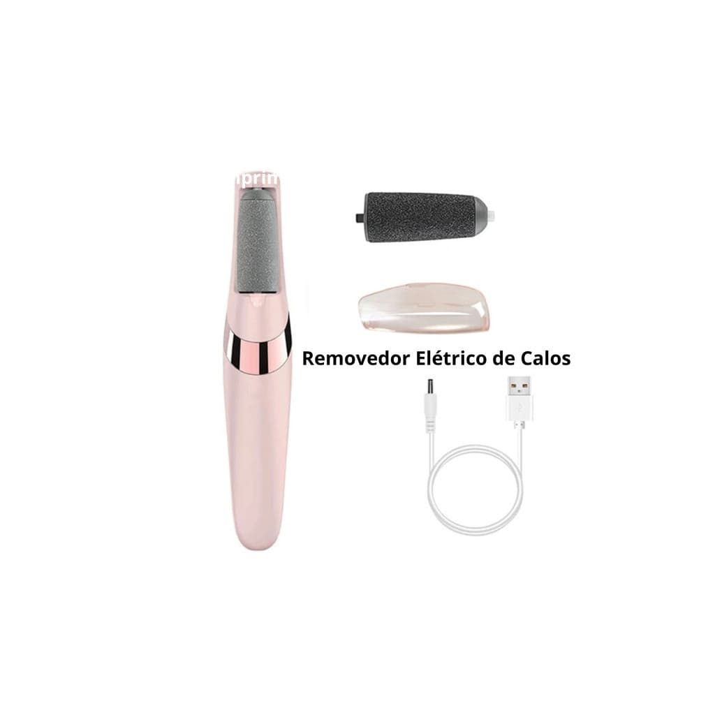 Lixa Elétrica Profissional Para Pés e Calos USB Pedicure Tool Portátil