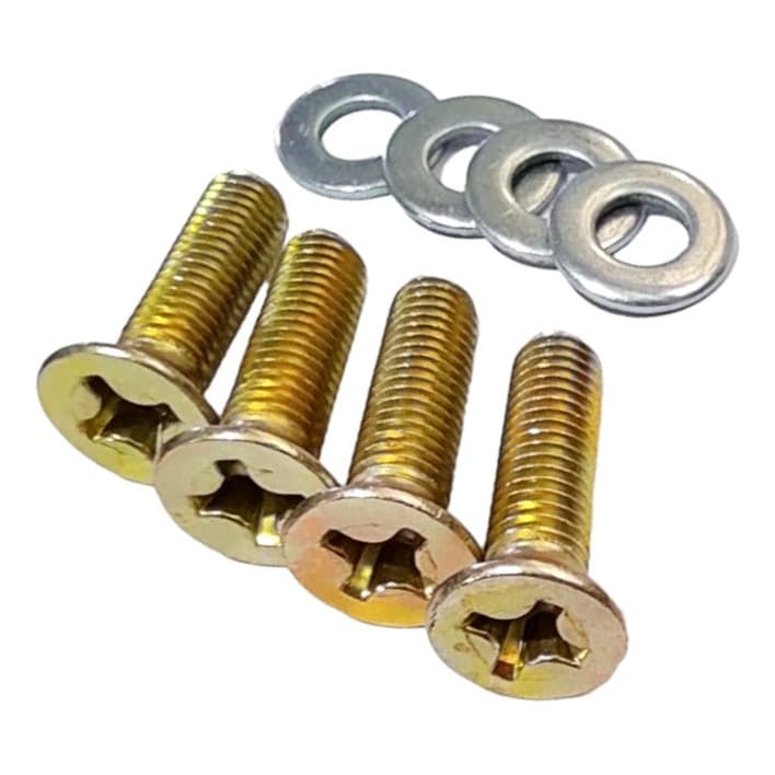 Kit 4 Parafuso M8 20mm 22mm 25mm Suporte TV Samsung 43" a 75" Padrão Vesa