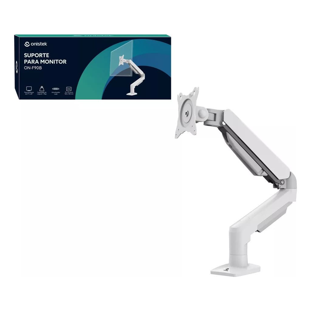 Suporte Para Monitor Articulado Ajuste Altura F90