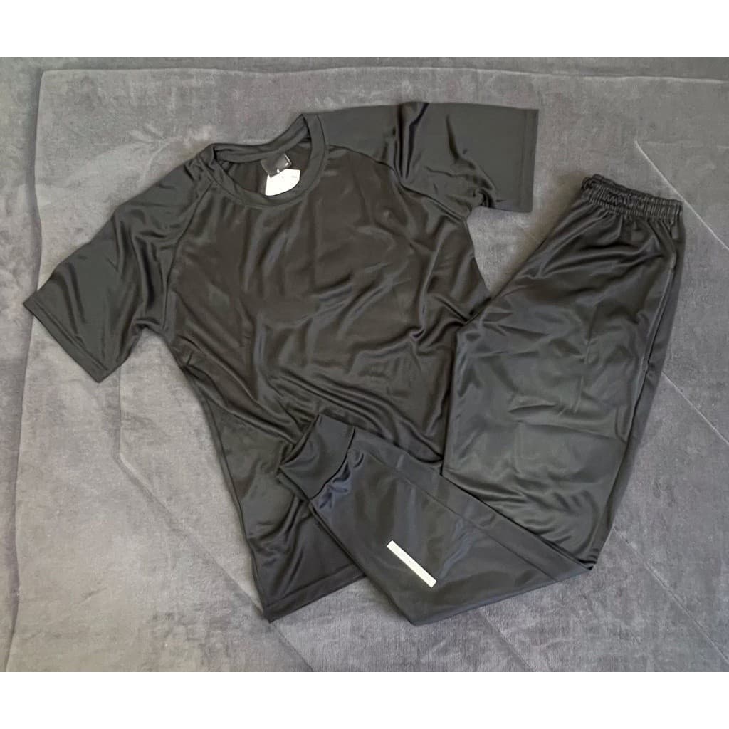 Camisa Preta e Calça Preta Kit Dry Fit Refletivelll