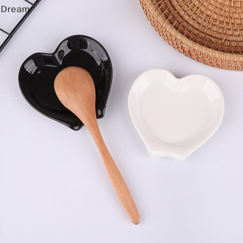 < Dream > Almofada De Descanso De Colher De Cerâmica Multiuso Branca Doméstica Suporte Café Utensílios De Cozinha À Venda