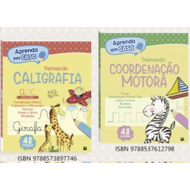 Kit C/2 Treinando Caligrafia e Coordenação Motora