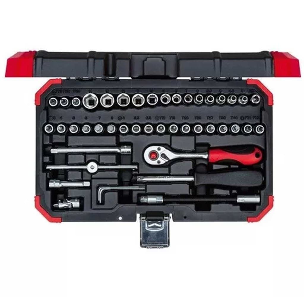Jogo de Soquete e Acessórios 14" 46 Peças com Maleta Gedore Red R49003046