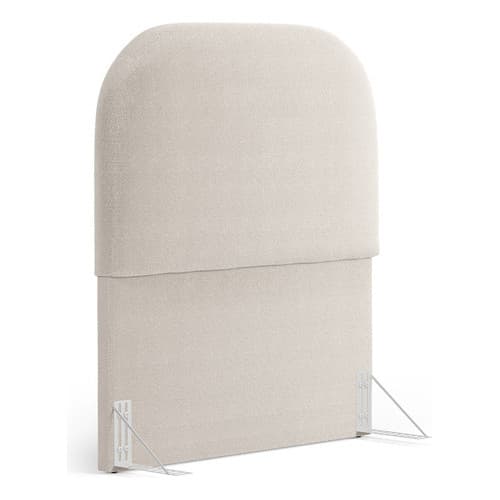Cabeceira Cama Box 100cm Orgânica Lanna Bouclê Creme