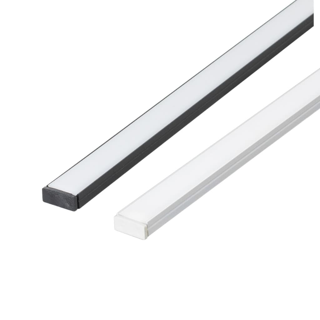 Kit 5 Perfil de Led Reforçado Sobrepor 17x7mm Barra 3m para Fita de Led Pasilux