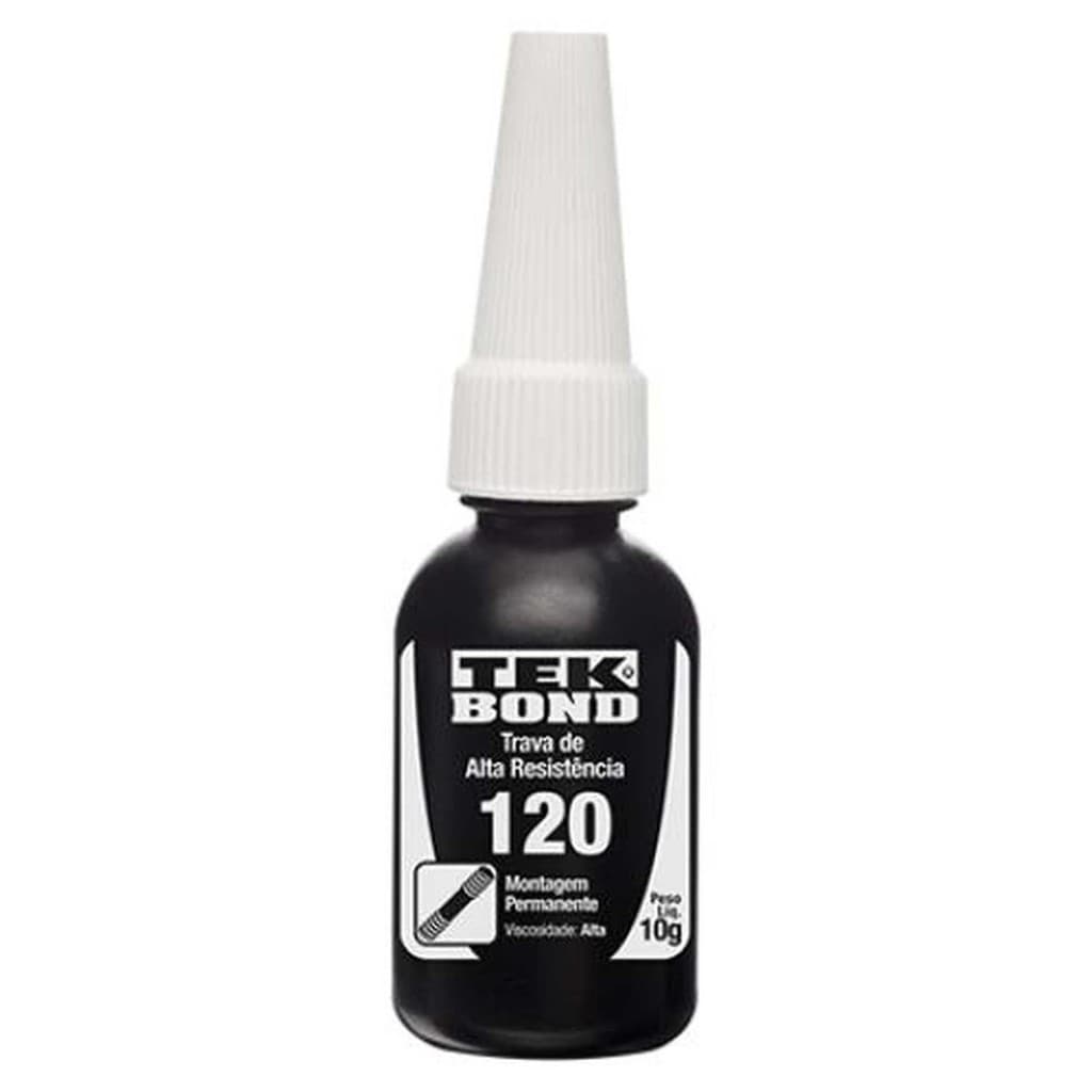 Trava Parafuso 120 - Adesivo Anaeróbico para Roscas e Porcas - 10g - Tekbond
