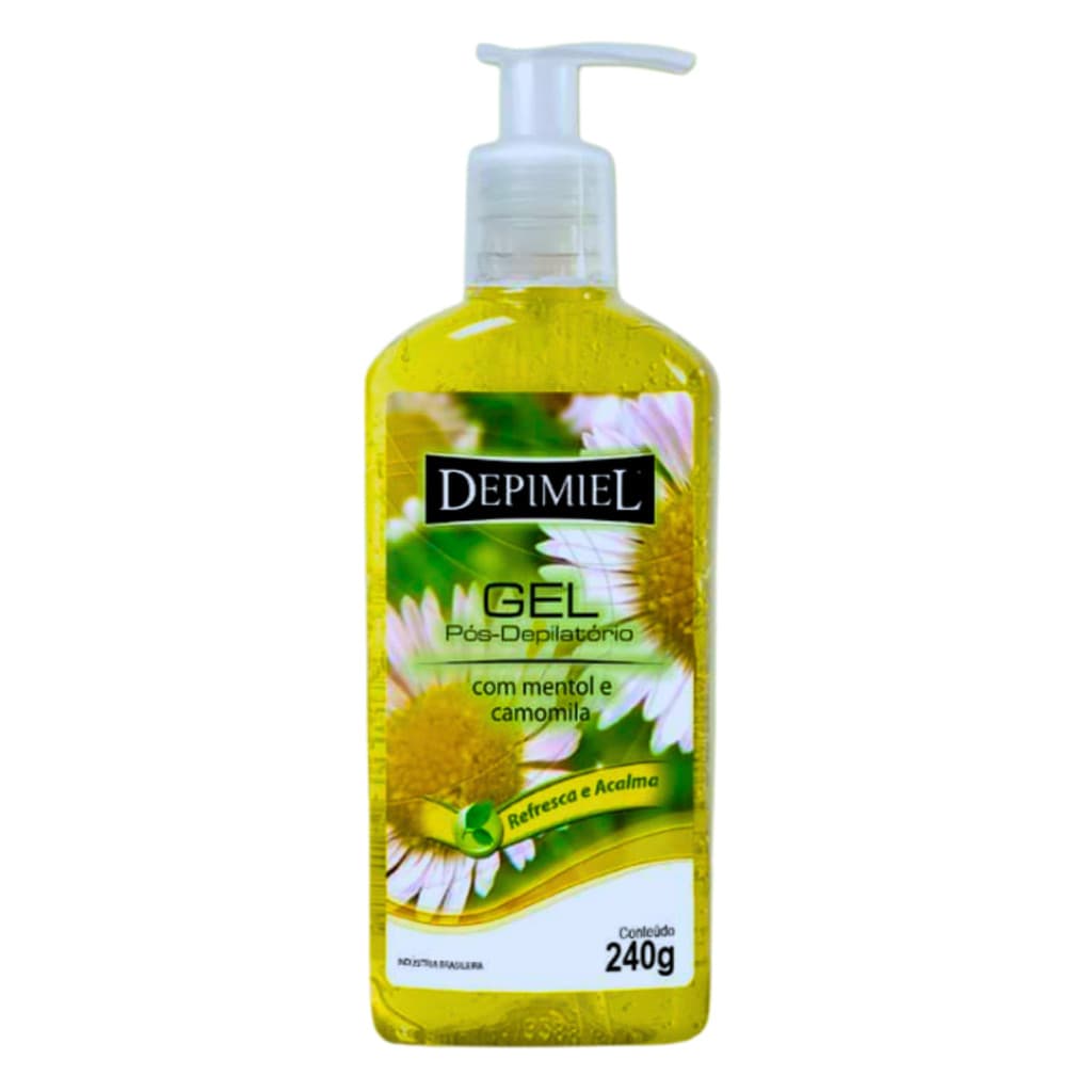 Gel Pós Depilatório com Mentol e Camomila 240g - Depimiel