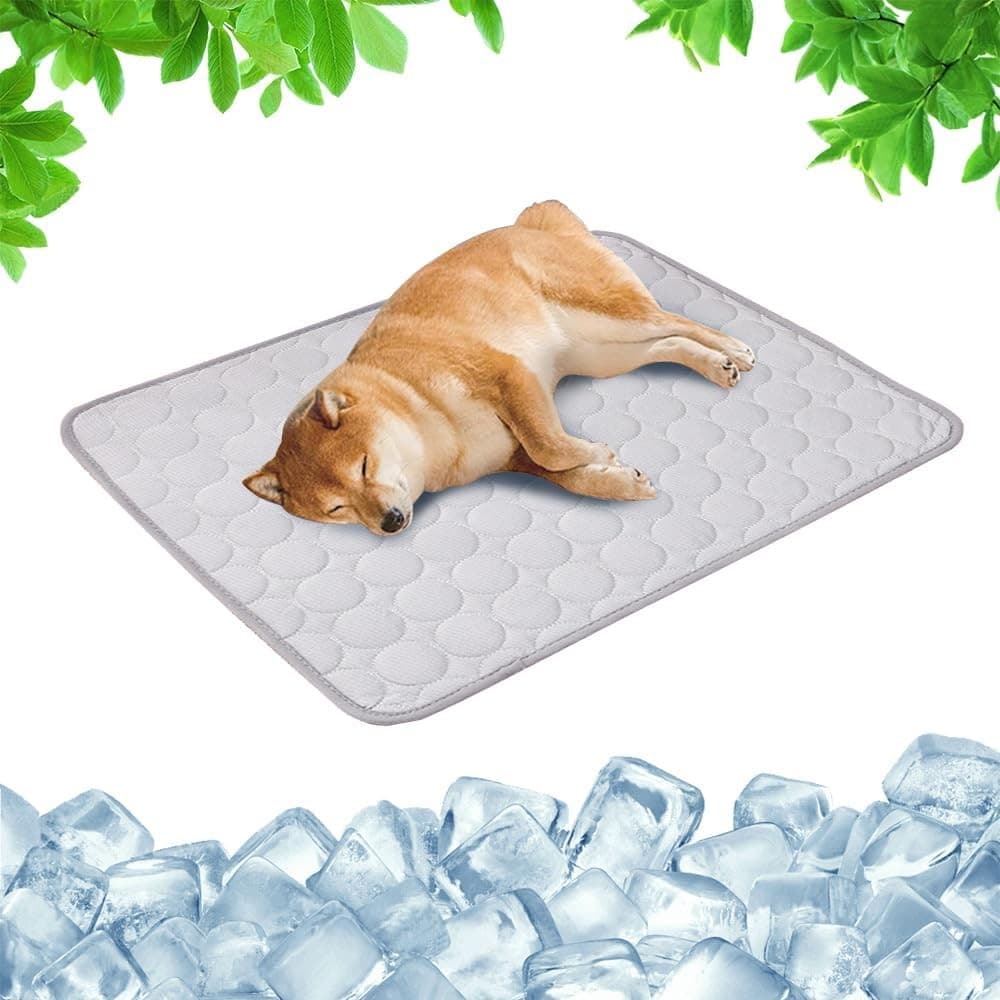 Tapete de Resfriamento para Cães e Gatos Almofada GEL Fresca de Verão Lavável Dobrável para Uso Interno e Externo