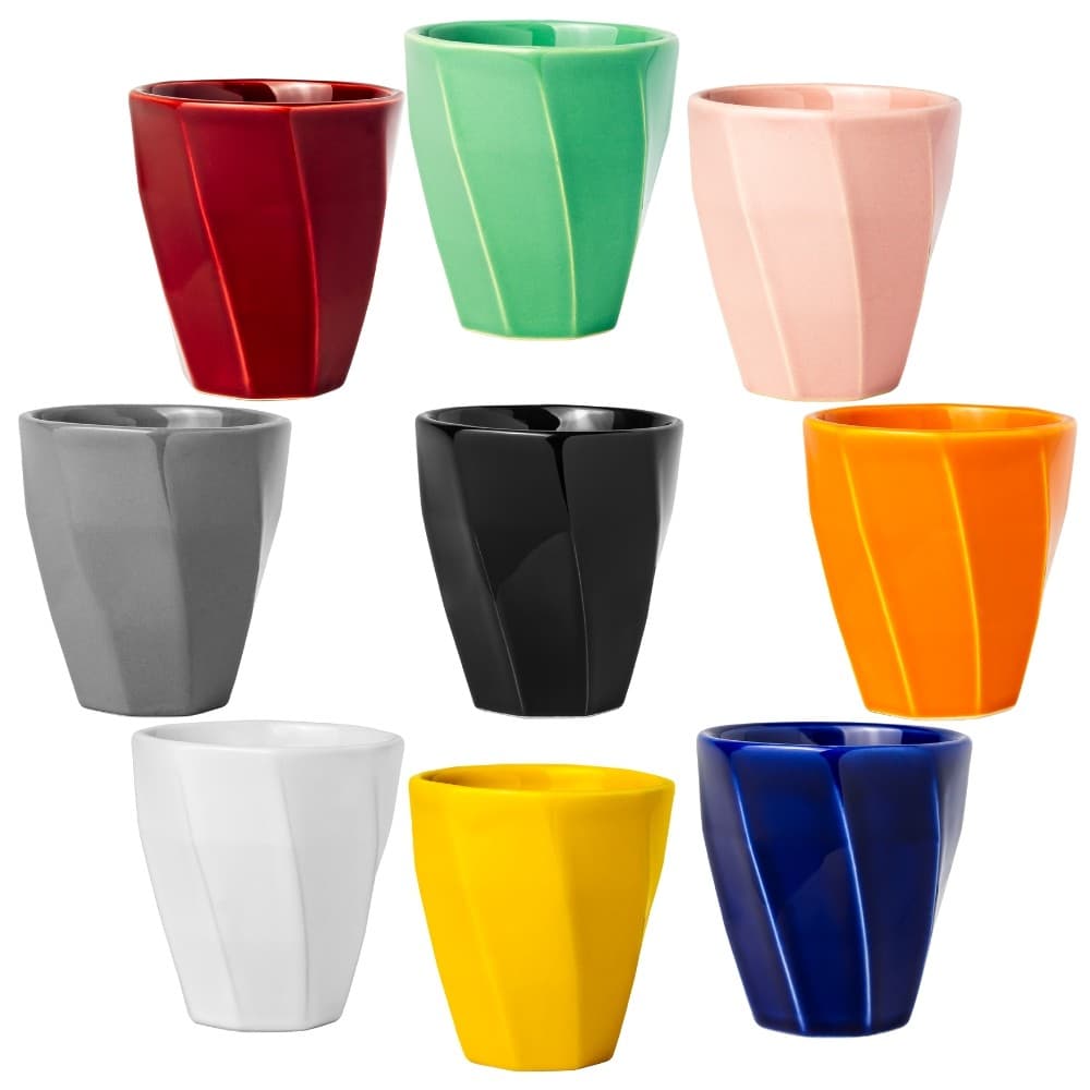 Copo Cerâmica Louça 260ml Café Leite Chá Água Porta Objetos Escovas Unitário Cores Variadas