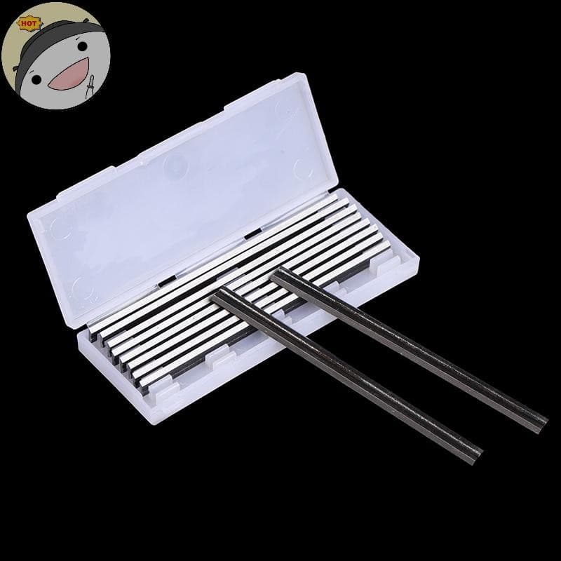 Maud 10 Pçs/set 82mm Lâminas De Plaina De Carboneto Para Cortar Madeiras Duras Macias Placa De Madeira Pt