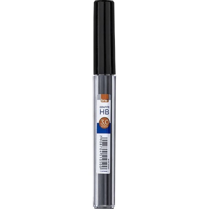Grafite 3.0MM HB com 12 Tubos com 12 Minas Cada - Caixinha