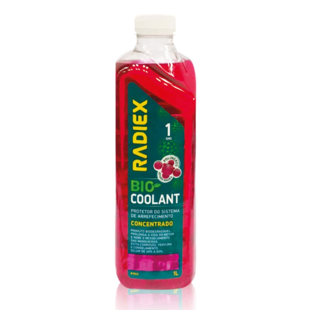 Aditivo Orgânico Rosa para Radiador Radiex Bio Coolant Concentrado R1923 veiculo carro pickup