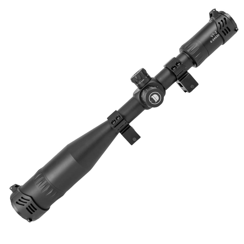 Luneta Discovery 6-24x50 SF FFP c/ Zoom p/ Tiro Longa Distância Carabina Airsoft
