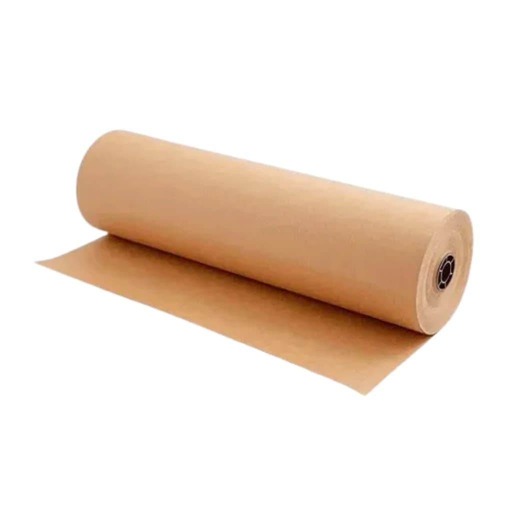 Papel Pardo Semi Kraft Bobina 100cm Com 3,5kg Embalagem 50mt Envelopamento Ecommerce Embalagem