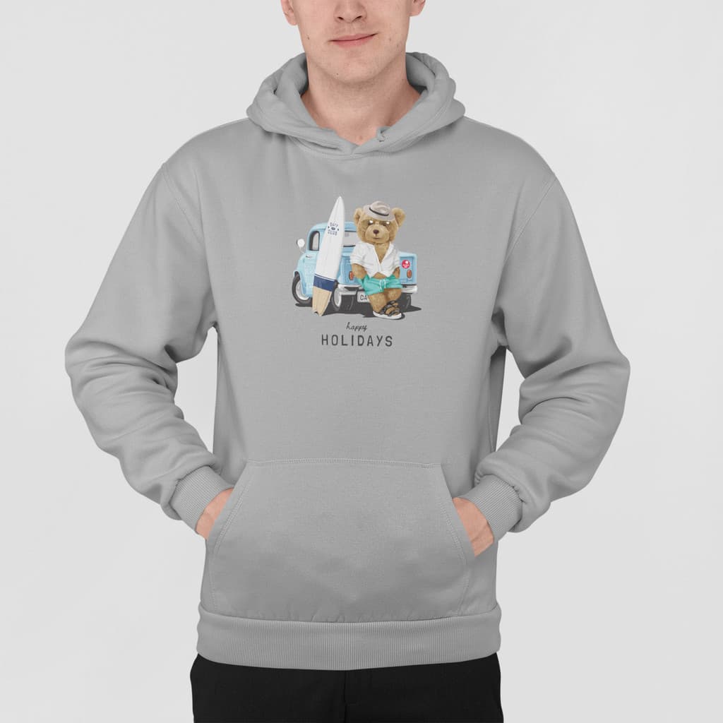 Moletom Blusa De Frio Urso Surf Club Streetwear Praia Carro