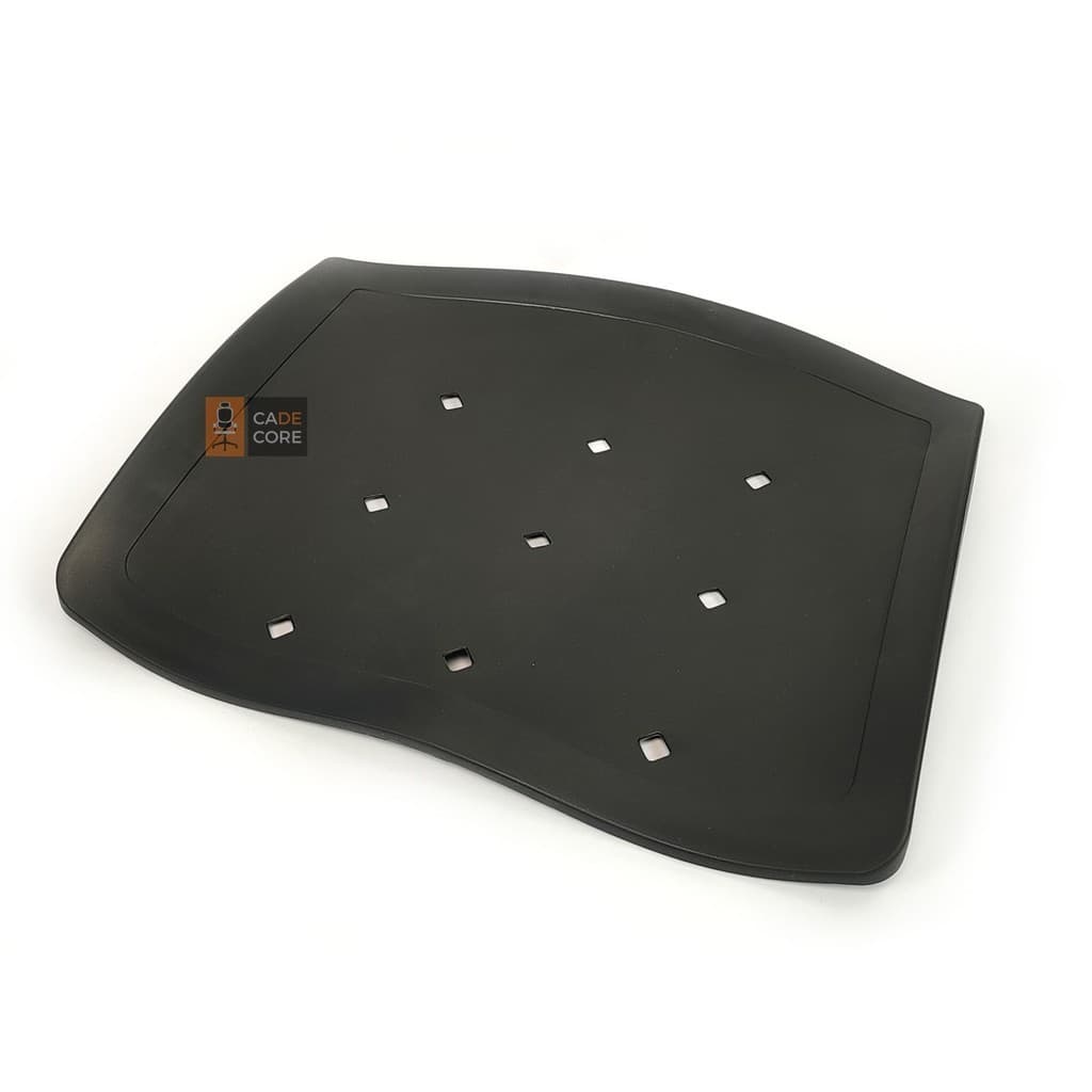 Assento em Plastico Preto Ergoplax Iso Polipropileno Fixo Manutenção Troca