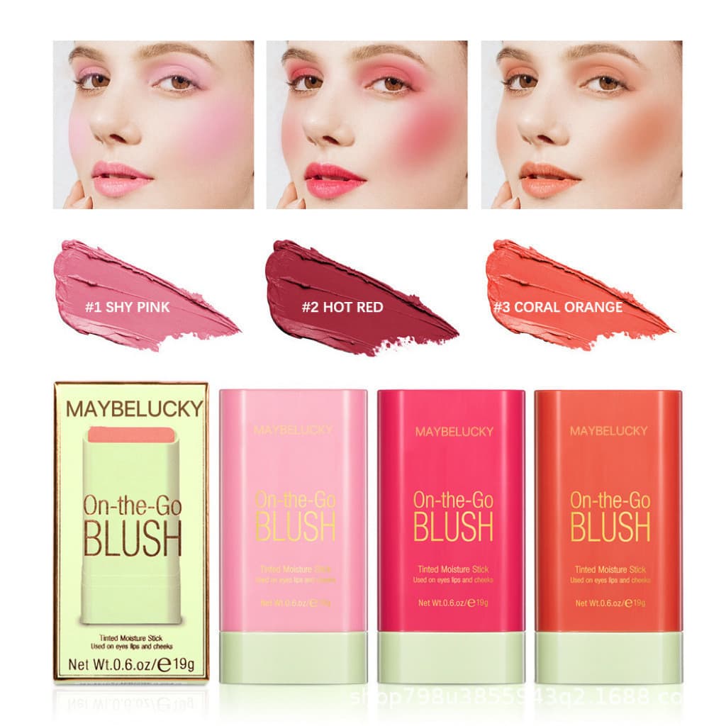 Blush Cream Maquiagem Natural Nua Blush Stick Contorno Mate