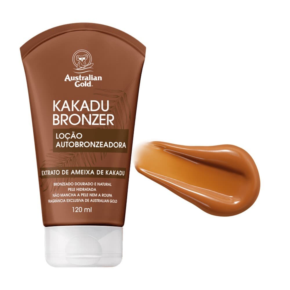 Loção Autobronzeadora Kakadu Bronzer Extrato de Ameixa Australian Gold  120ml
