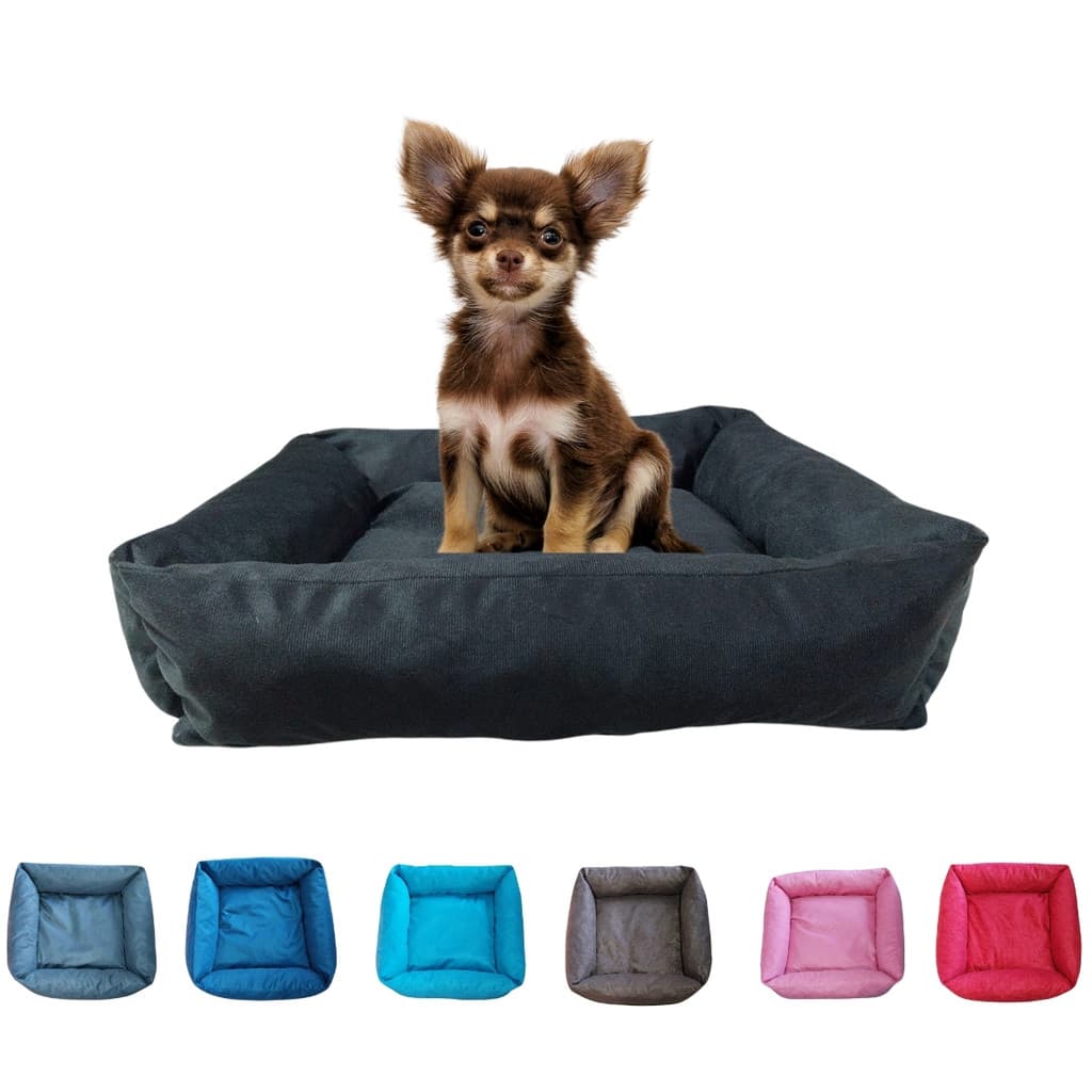 Cama Pet Quadrada Confort Suede Fundo impermeável para Cachorros e gatos Tamanho P 38x38