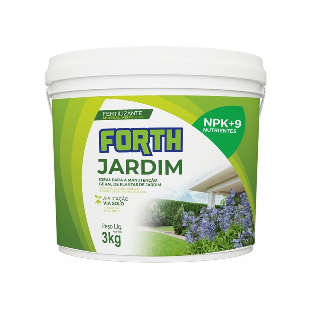 Adubo Fertilizante Forth Jardim 3kg Gramado Para Grama