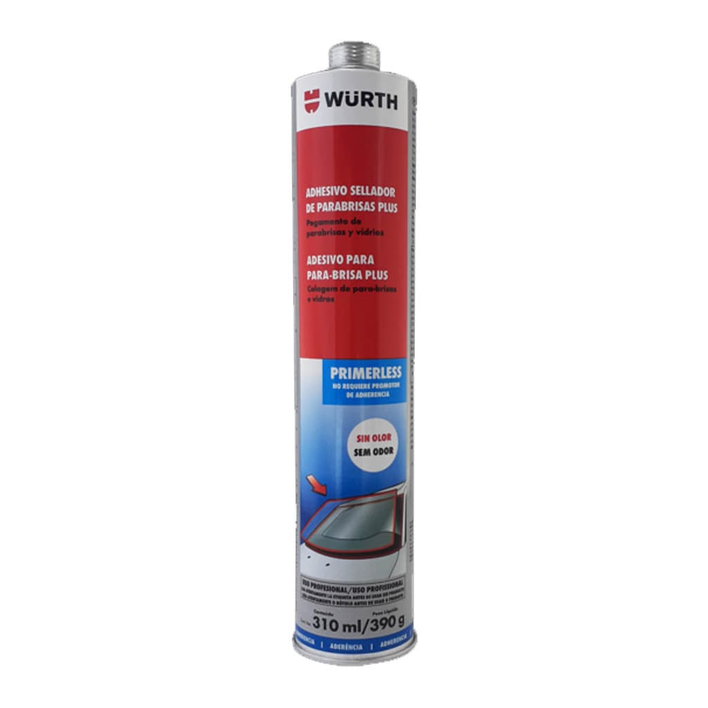 Cola Adesivo Para Para-Brisas Plus 310ml/420g - Wurth