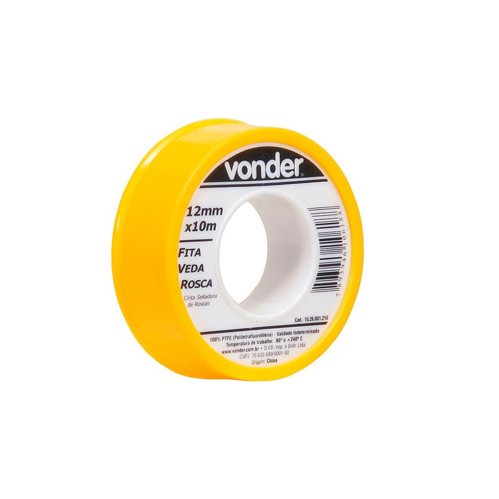 Fita Veda Rosca Teflon 12mm X 10m - 10.26.001.210