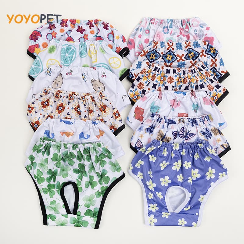 Calças Menstruais Para Cães , Cuecas Femininas Fraldas Roupa Íntima Cachorros Com Elasticidade , Toalha Menstrual Animai