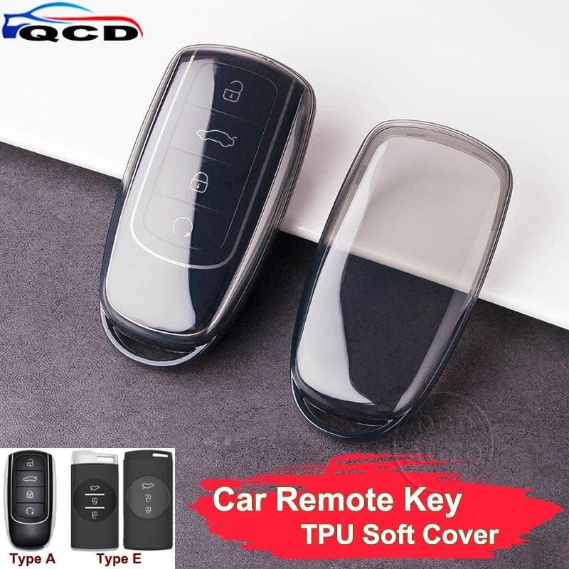 Chery Chave Remota Do Carro Transparente Escudo Preto TPU Capa Protetora Macia Para Jaecoo J7 J8 Tiggo 8 Pro 7 Plus Omod