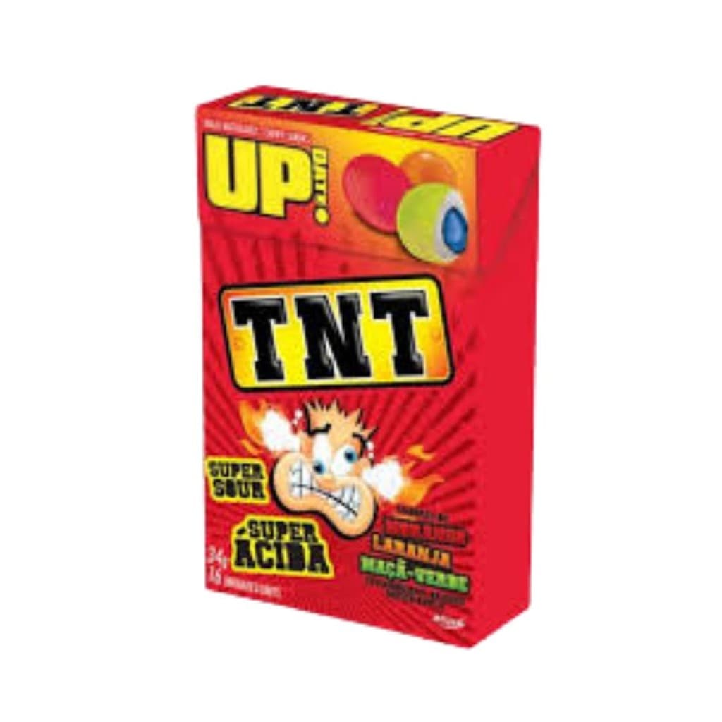 Bala Mastigável UP DATE TNT Super Ácida Caixa 12un 25g | Explosão de Sabor