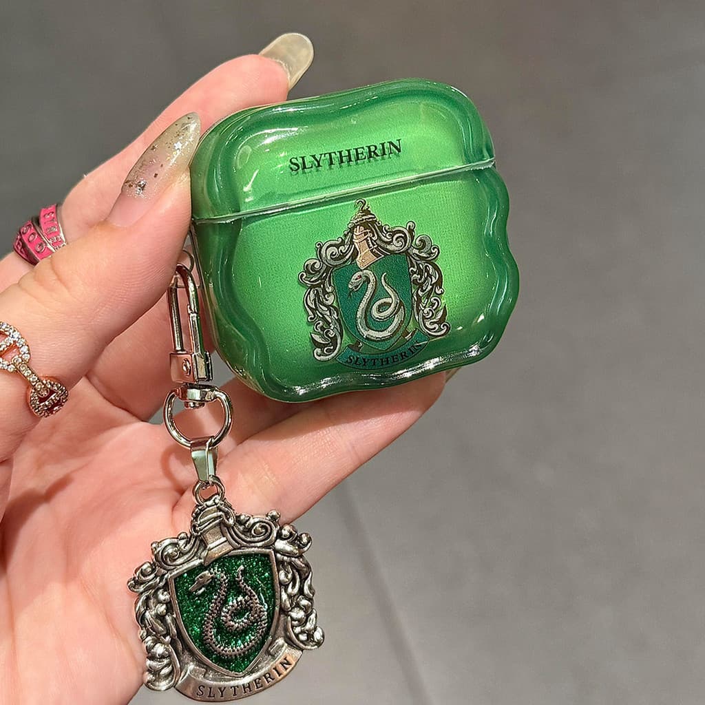Desenhos Animados Harry Potter Cobra Escola Para AirPods4 Sem Fio Bluetooth AirPodsPro Fone De Ouvido Caso AirPods3AirPo