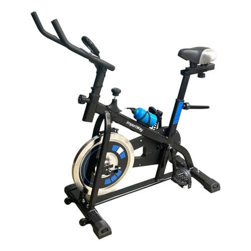 Bicicleta Ergométrica Spinning 8kg Azul Importway Ajustável