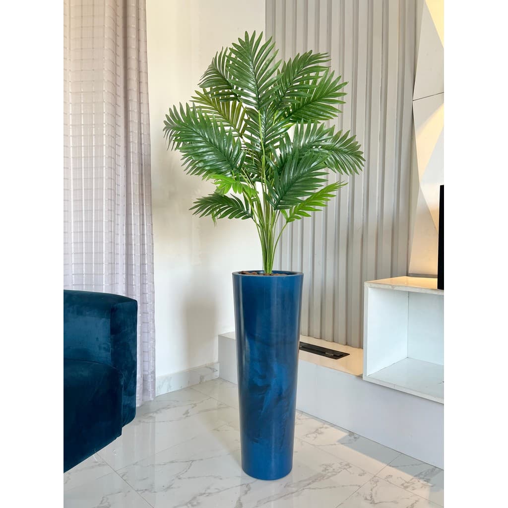 Palmeira Artificial Planta Vaso Coluna Grande
