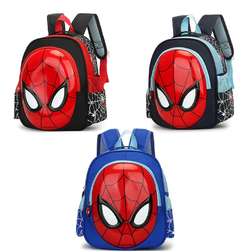 Adicionar À Lista De Desejos Marvel Cartoon Bags Crianças Homem Aranha Estudante Bolsa Escolar 3d Estéreo Jardim De Infâ