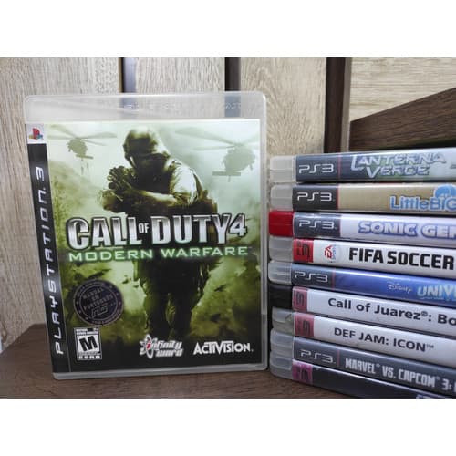 Jogo Call Of Duty 4 Modern Warfare Original Ps3 - M Física